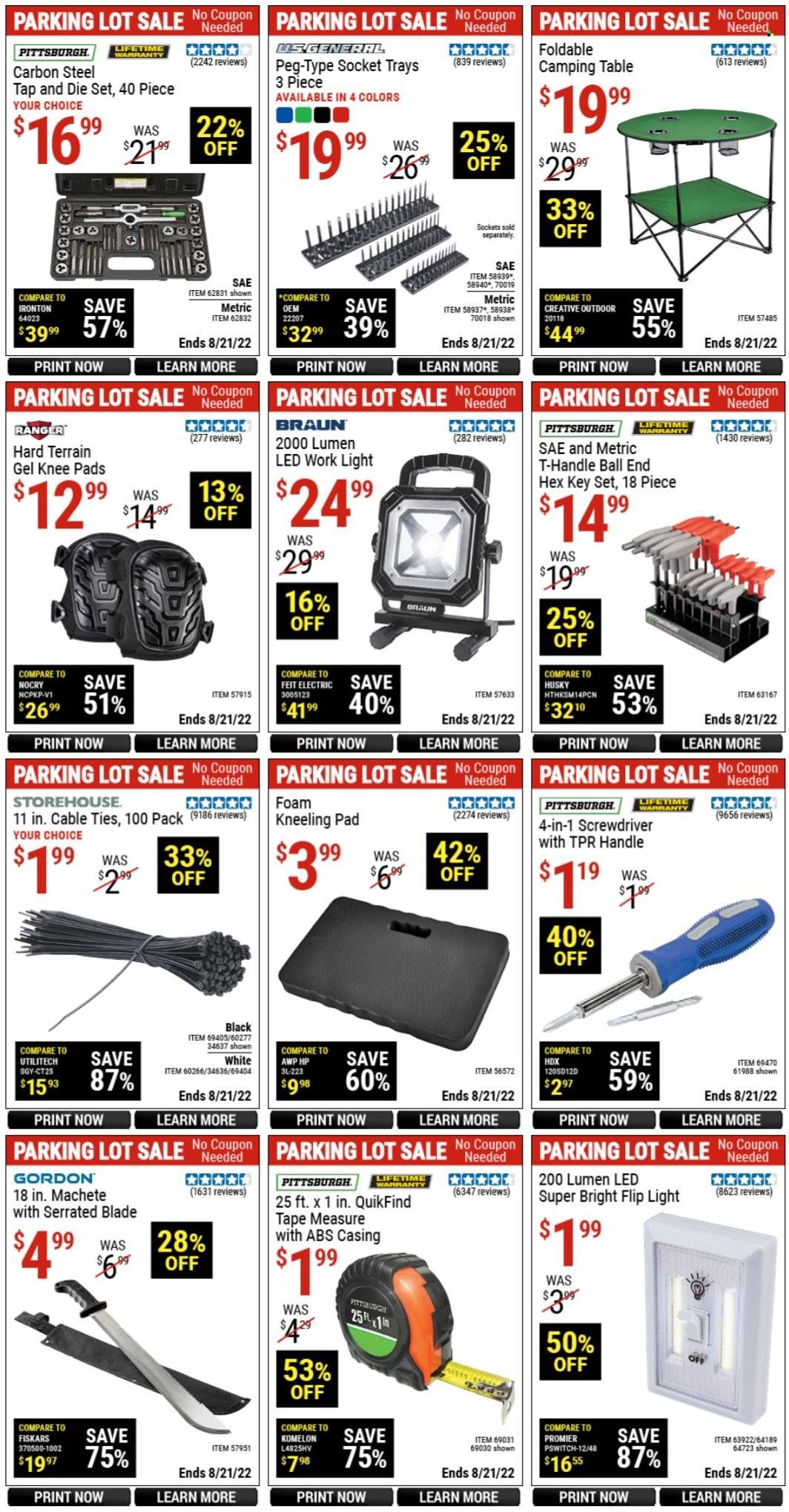 Harbor Freight Weekly Ad Flyer Specials August 19 to August 21, 2022