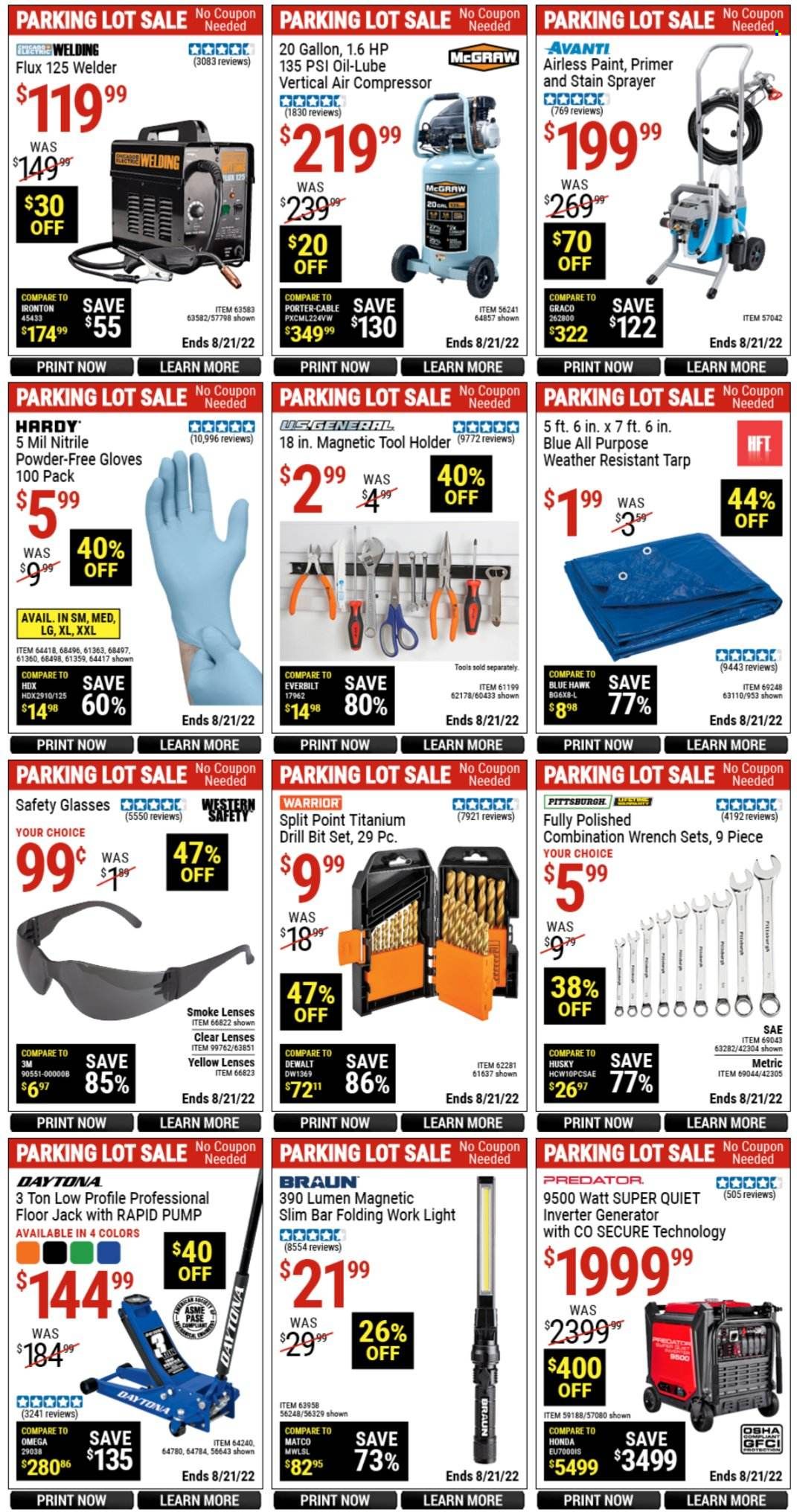 Harbor Freight Weekly Ad Flyer Specials August 19 to August 21, 2022