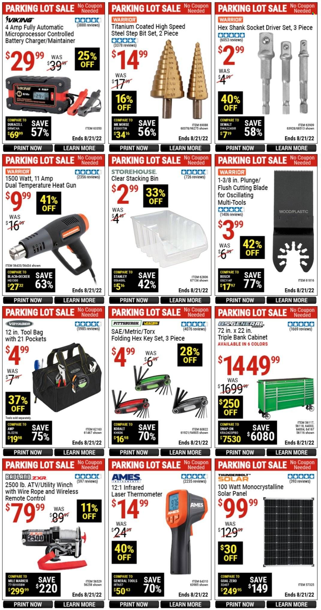 Harbor Freight Weekly Ad Flyer Specials August 19 to August 21, 2022