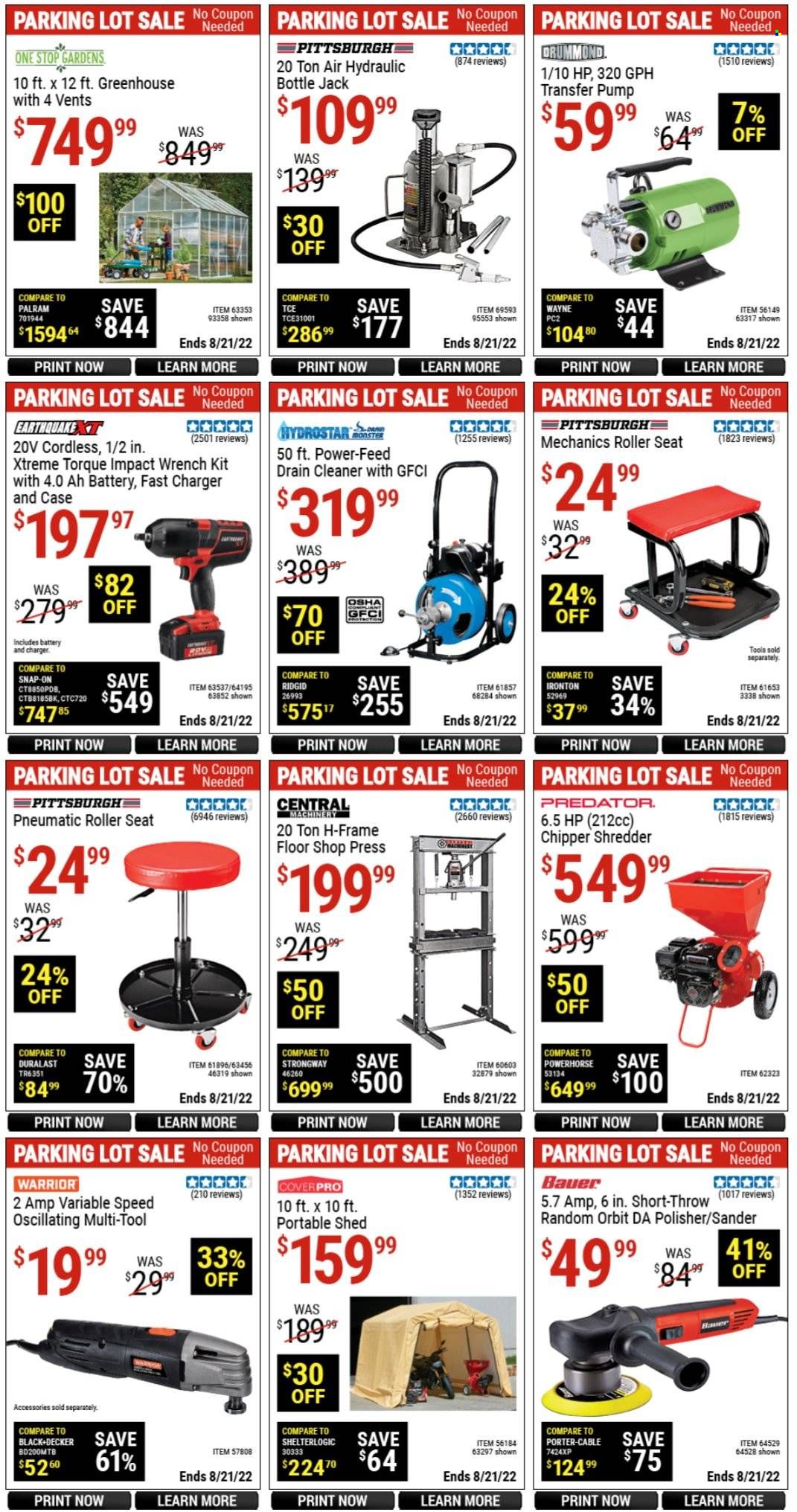 Harbor Freight Weekly Ad Flyer Specials August 19 to August 21, 2022
