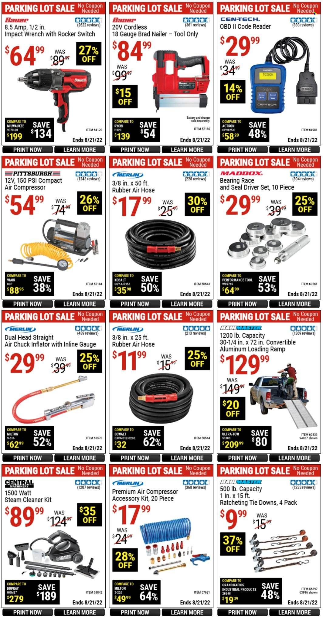 Harbor Freight Weekly Ad Flyer Specials August 19 to August 21, 2022
