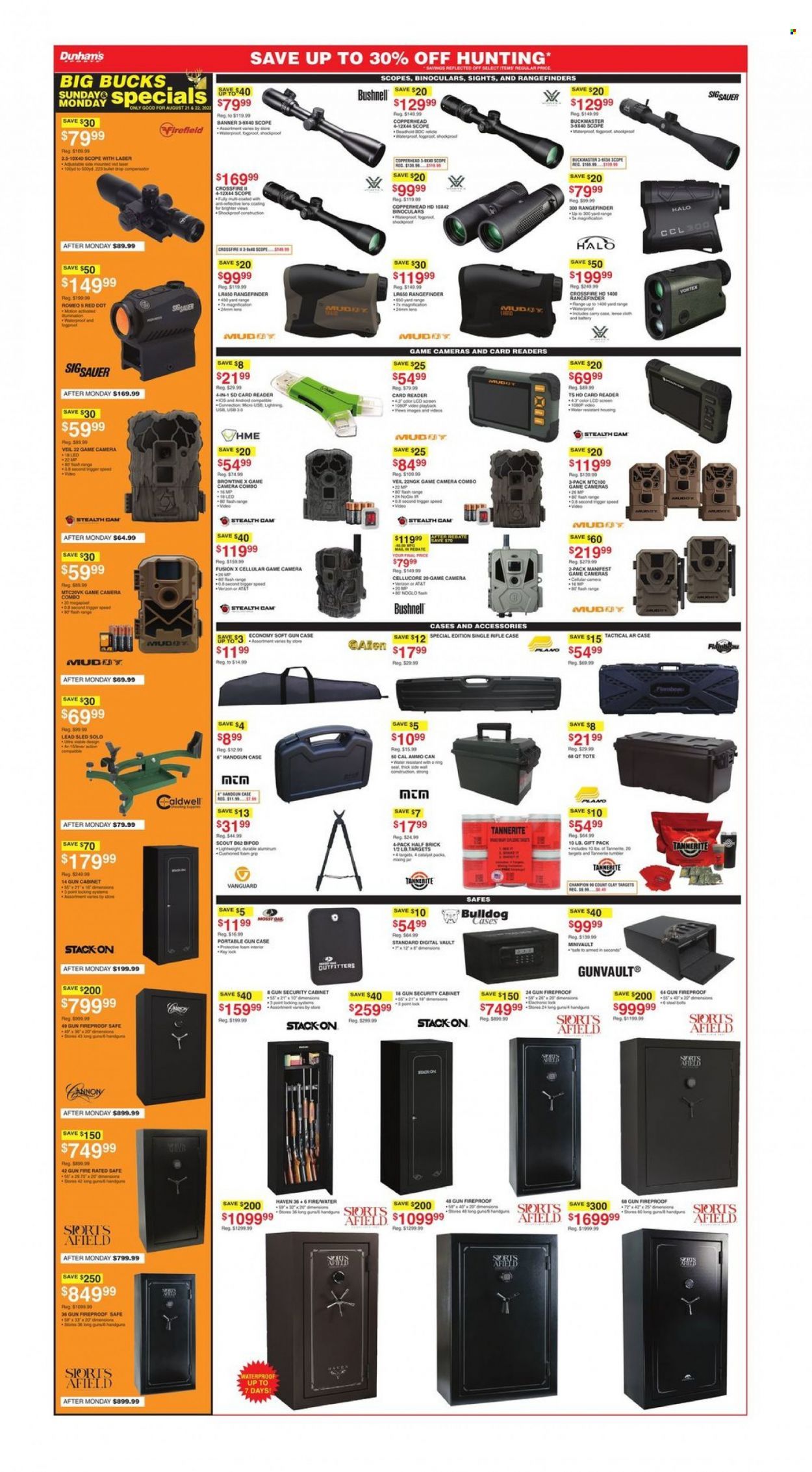Dunham's Sports Weekly Ad Flyer Specials August 20 to August 25, 2022