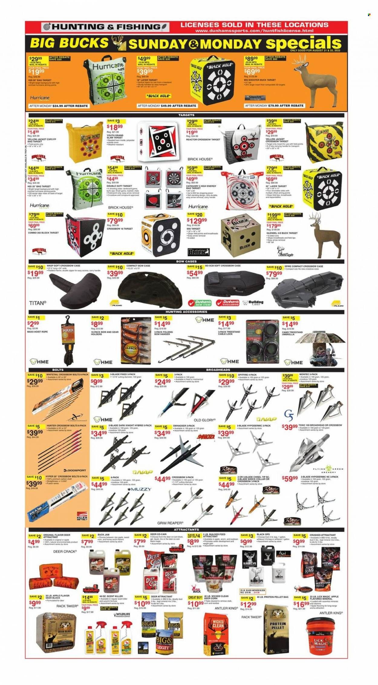 Dunham's Sports (MI, PA, WI) Weekly Ad Flyer Specials August 20 to August 25, 2022
