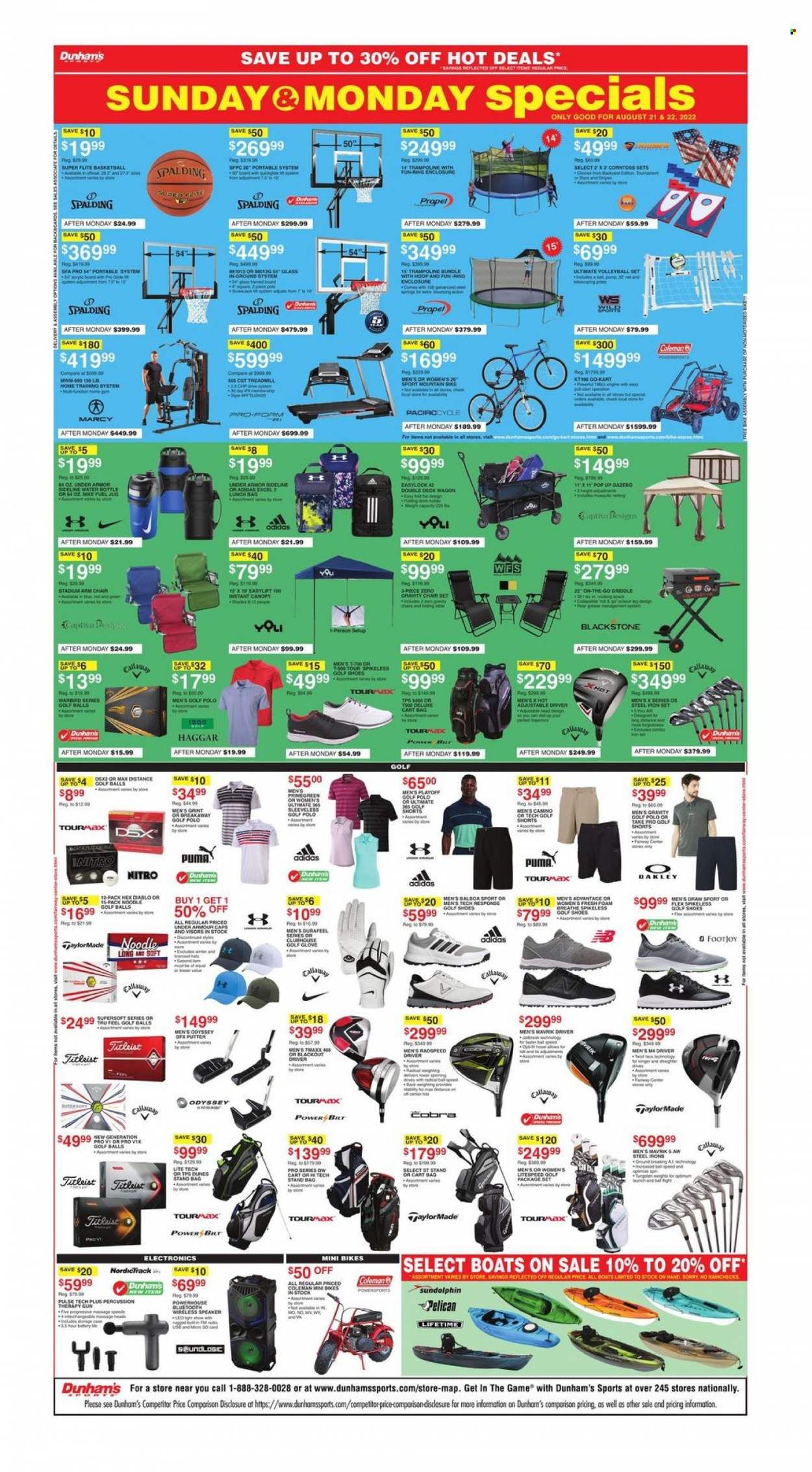 Dunham's Sports (MI, PA, WI) Weekly Ad Flyer Specials August 20 to August 25, 2022
