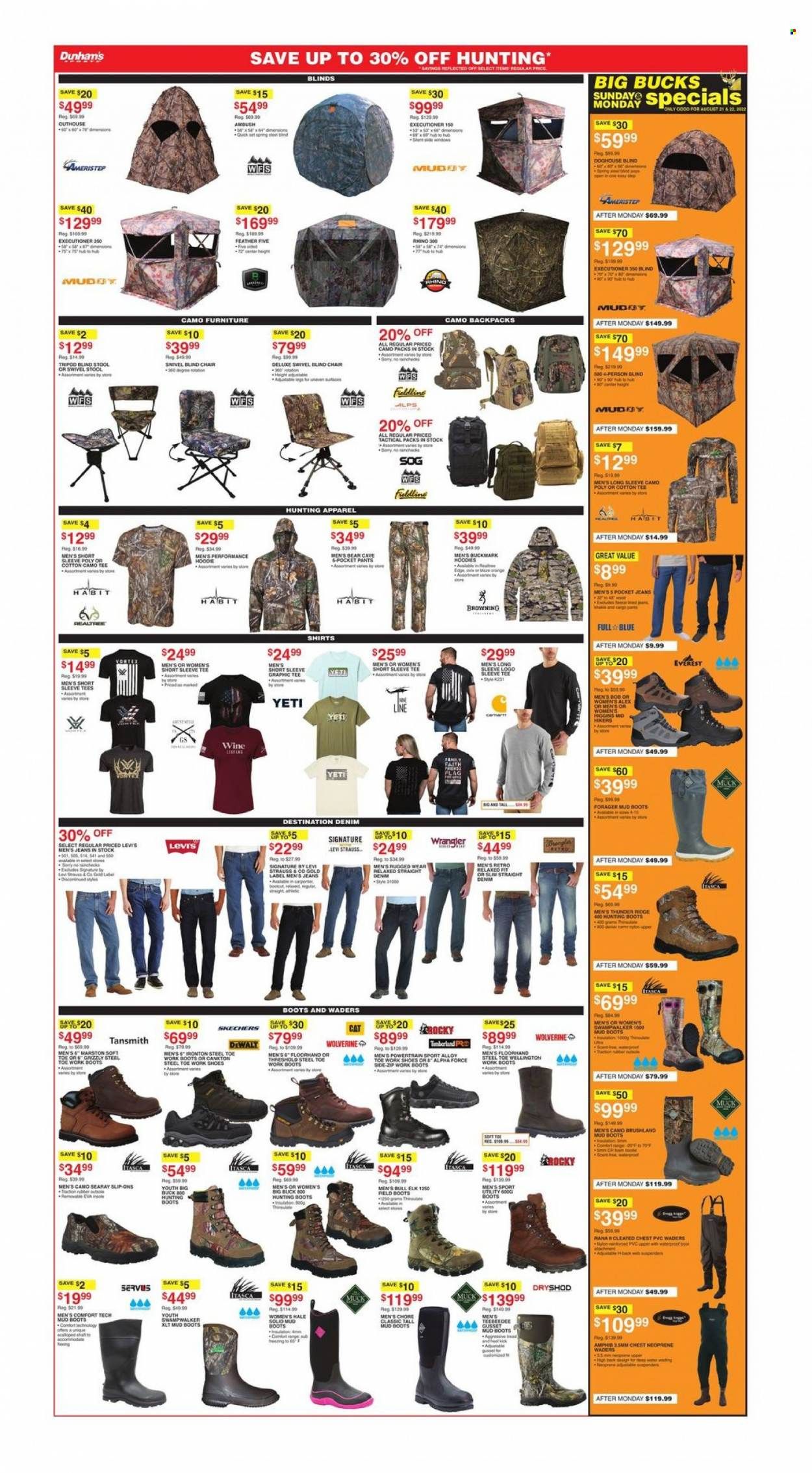 Dunham's Sports (KS) Weekly Ad Flyer Specials August 20 to August 25, 2022
