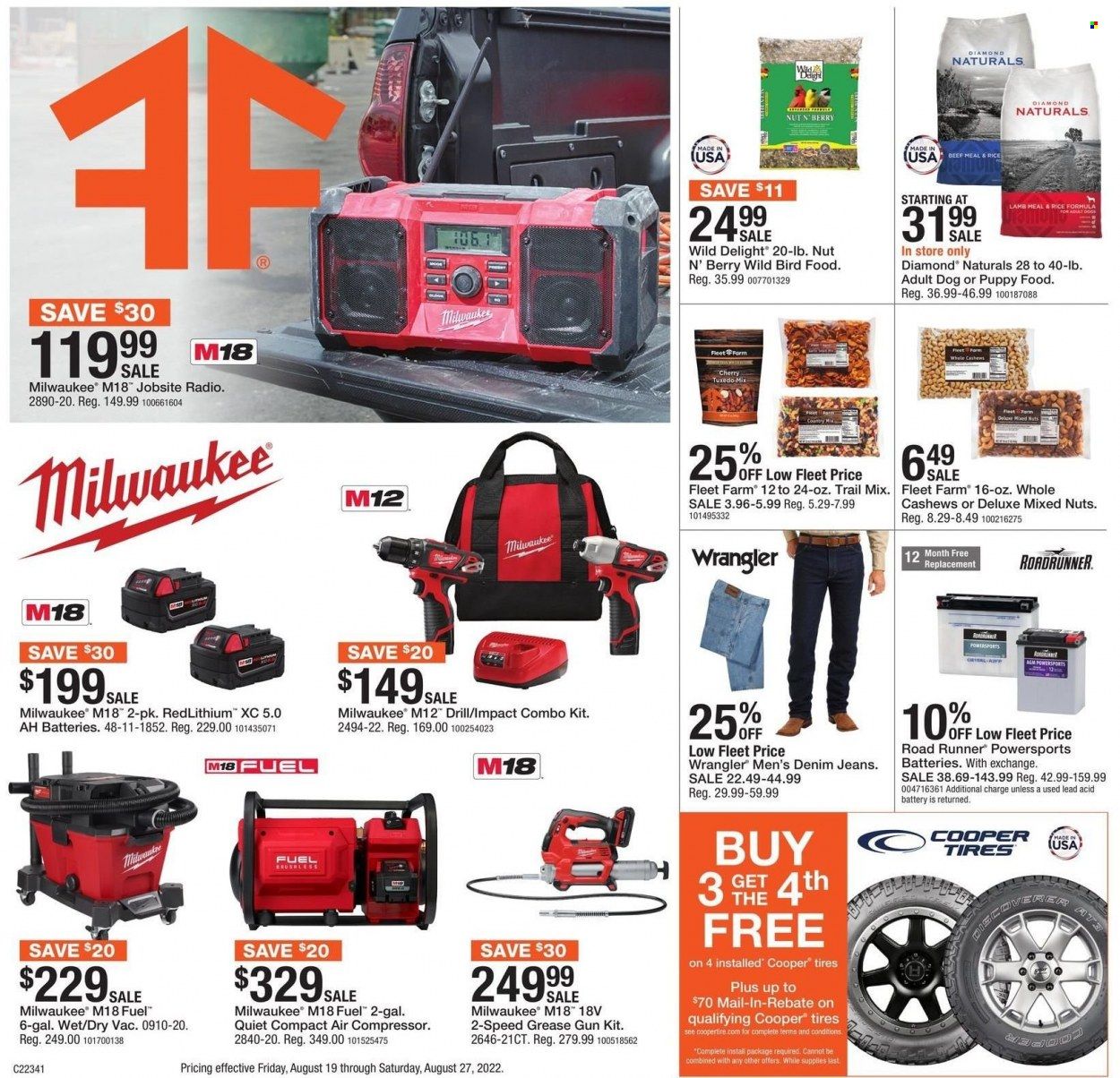 Fleet Farm (IA, MN, ND, WI) Weekly Ad Flyer Specials August 19 to August 27, 2022