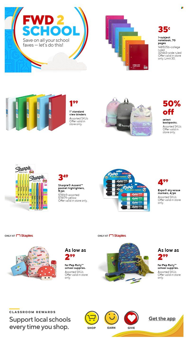 Staples Weekly Ad Flyer Specials August 21 to August 27, 2022