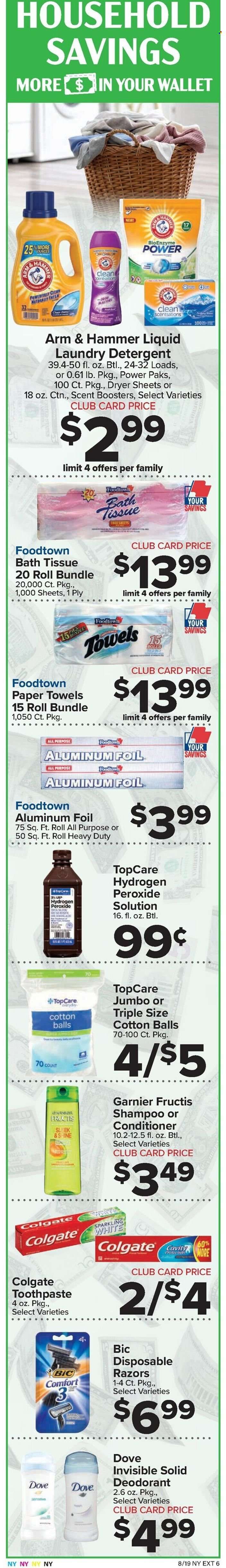 Foodtown (NJ, NY, PA) Weekly Ad Flyer Specials August 19 to August 25, 2022