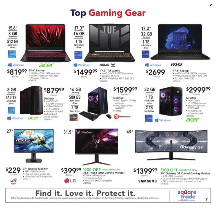 Nebraska Furniture Mart (IA, KS, NE, TX) Weekly Ad Flyer Specials August 17 to August 23, 2022