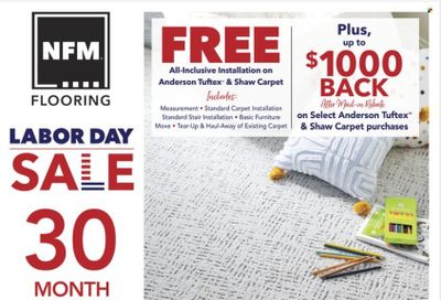 Nebraska Furniture Mart (IA, KS, NE, TX) Weekly Ad Flyer Specials August 17 to September 6, 2022