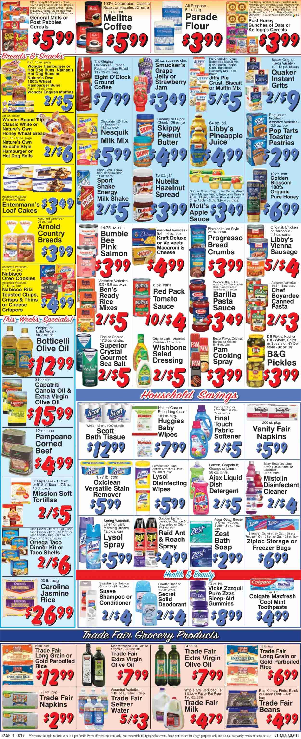 Trade Fair Supermarket (NY) Weekly Ad Flyer Specials August 19 to August 25, 2022