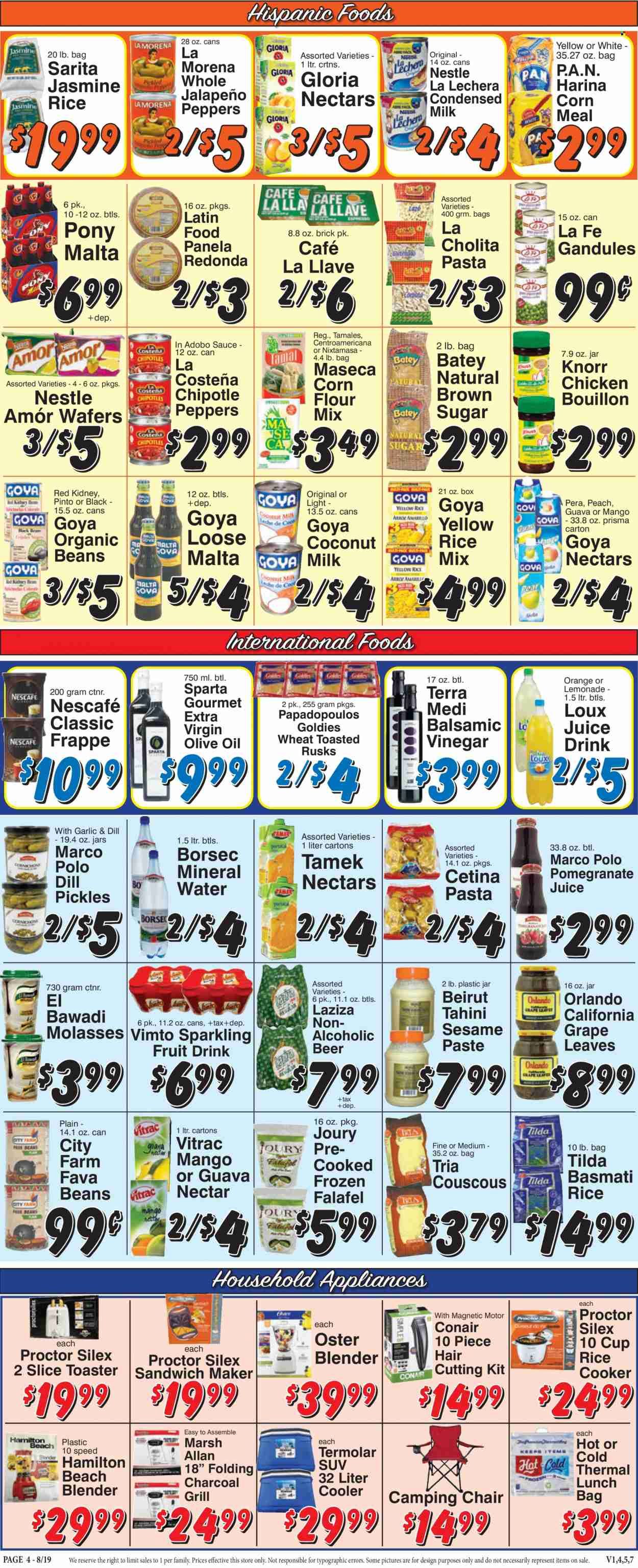 Trade Fair Supermarket (NY) Weekly Ad Flyer Specials August 19 to August 25, 2022