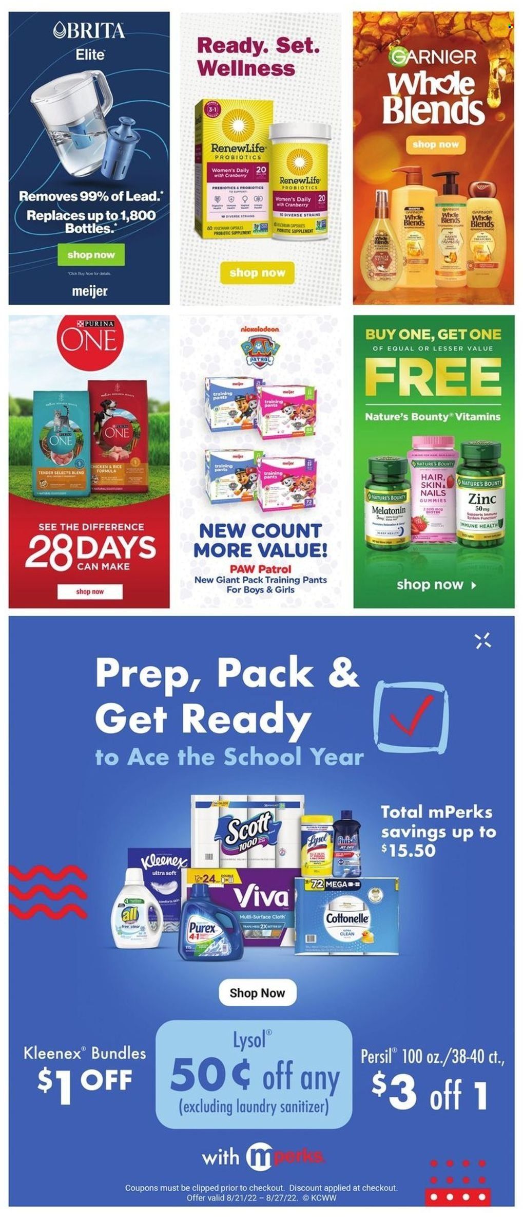 Meijer (OH) Weekly Ad Flyer Specials August 21 to August 27, 2022