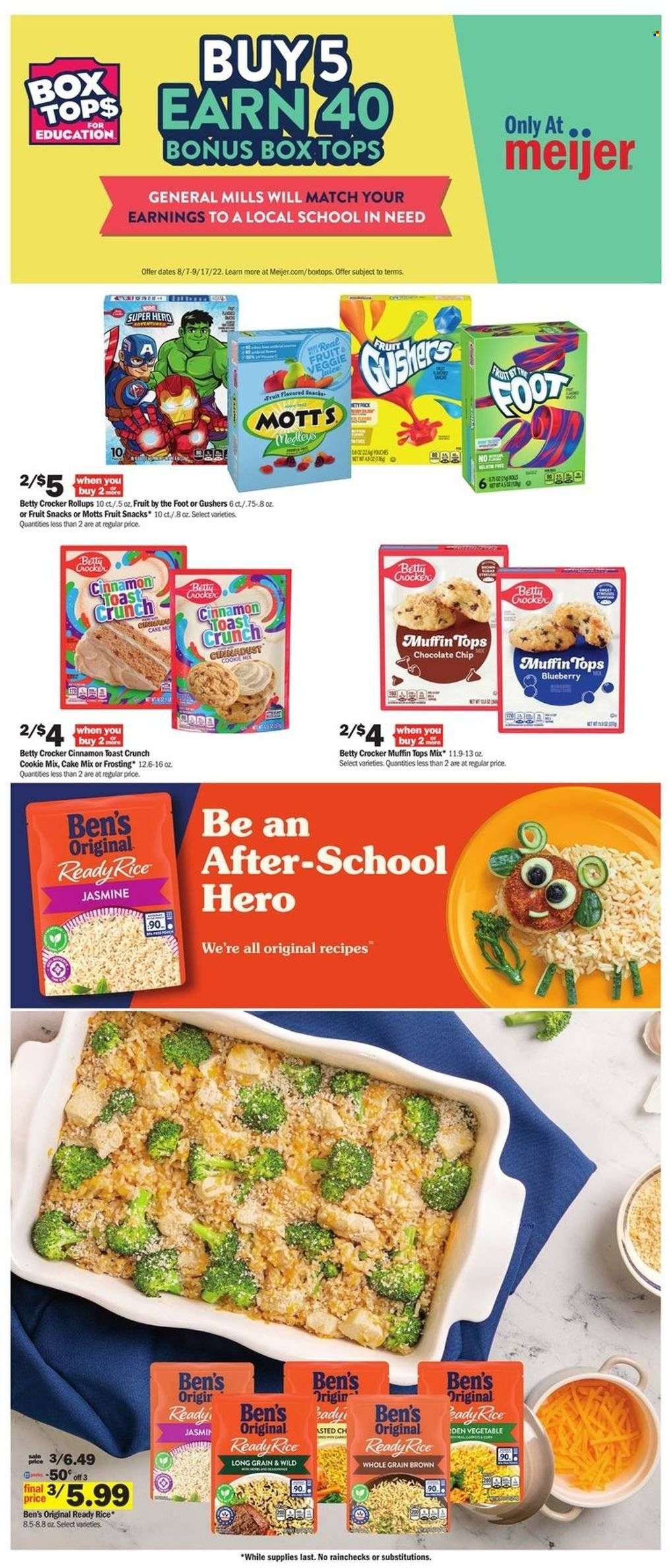 Meijer (OH) Weekly Ad Flyer Specials August 21 to August 27, 2022
