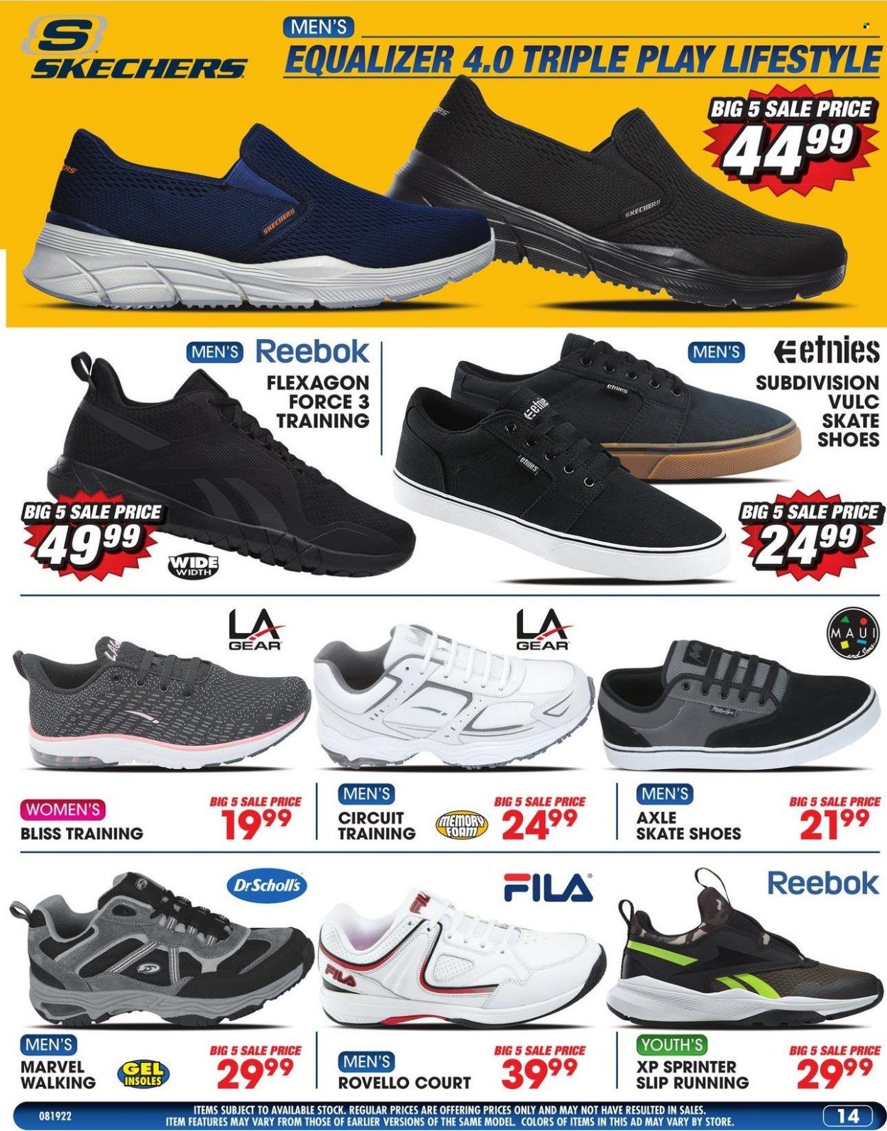Big 5 (AZ, CA, CO, ID, NM, OR, UT, WA) Weekly Ad Flyer Specials August 19 to August 25, 2022
