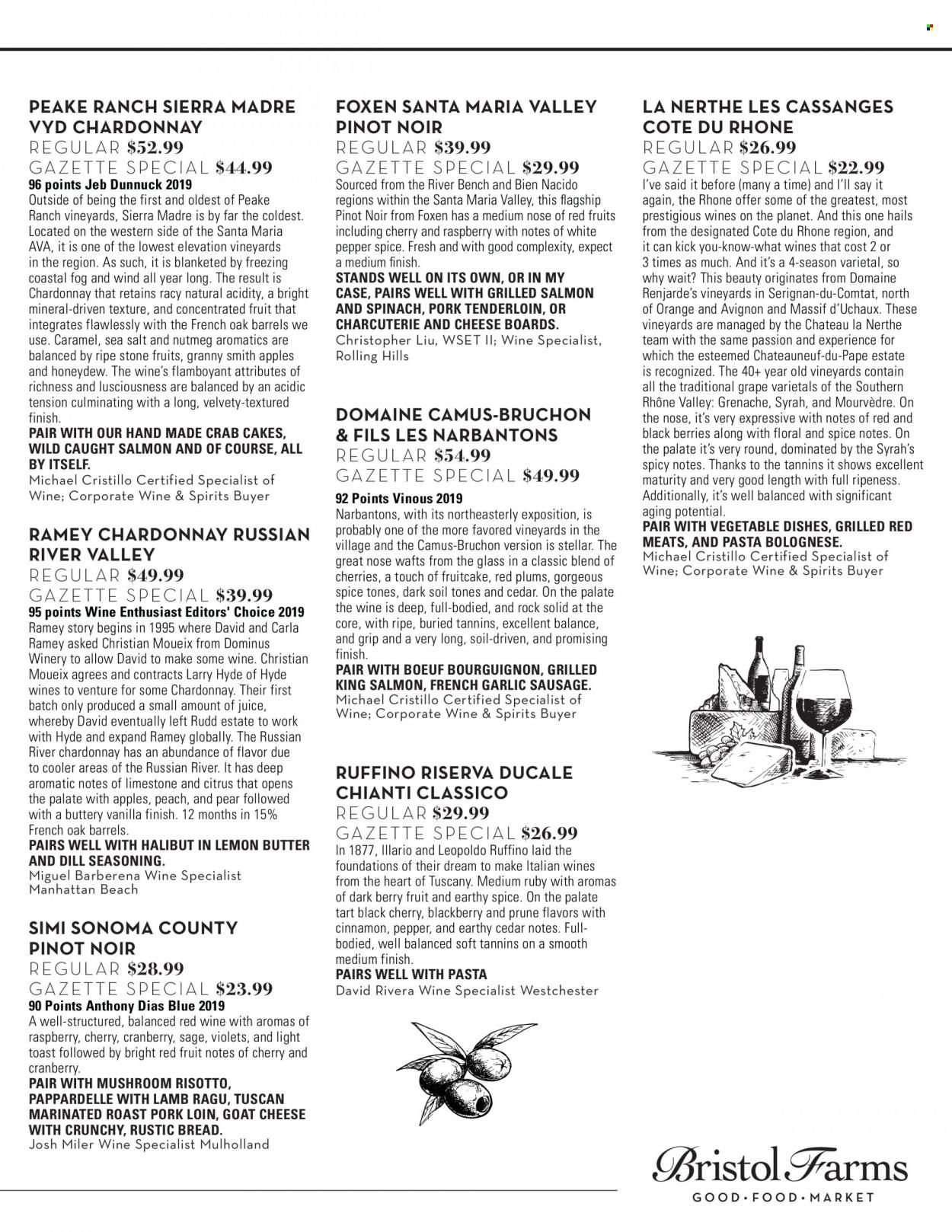 Bristol Farms (CA) Weekly Ad Flyer Specials August 3 to August 30, 2022