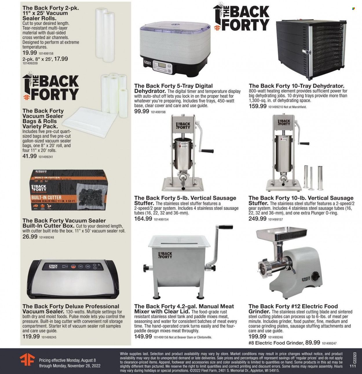 Fleet Farm (IA, MN, ND, WI) Weekly Ad Flyer Specials August 8 to November 28, 2022