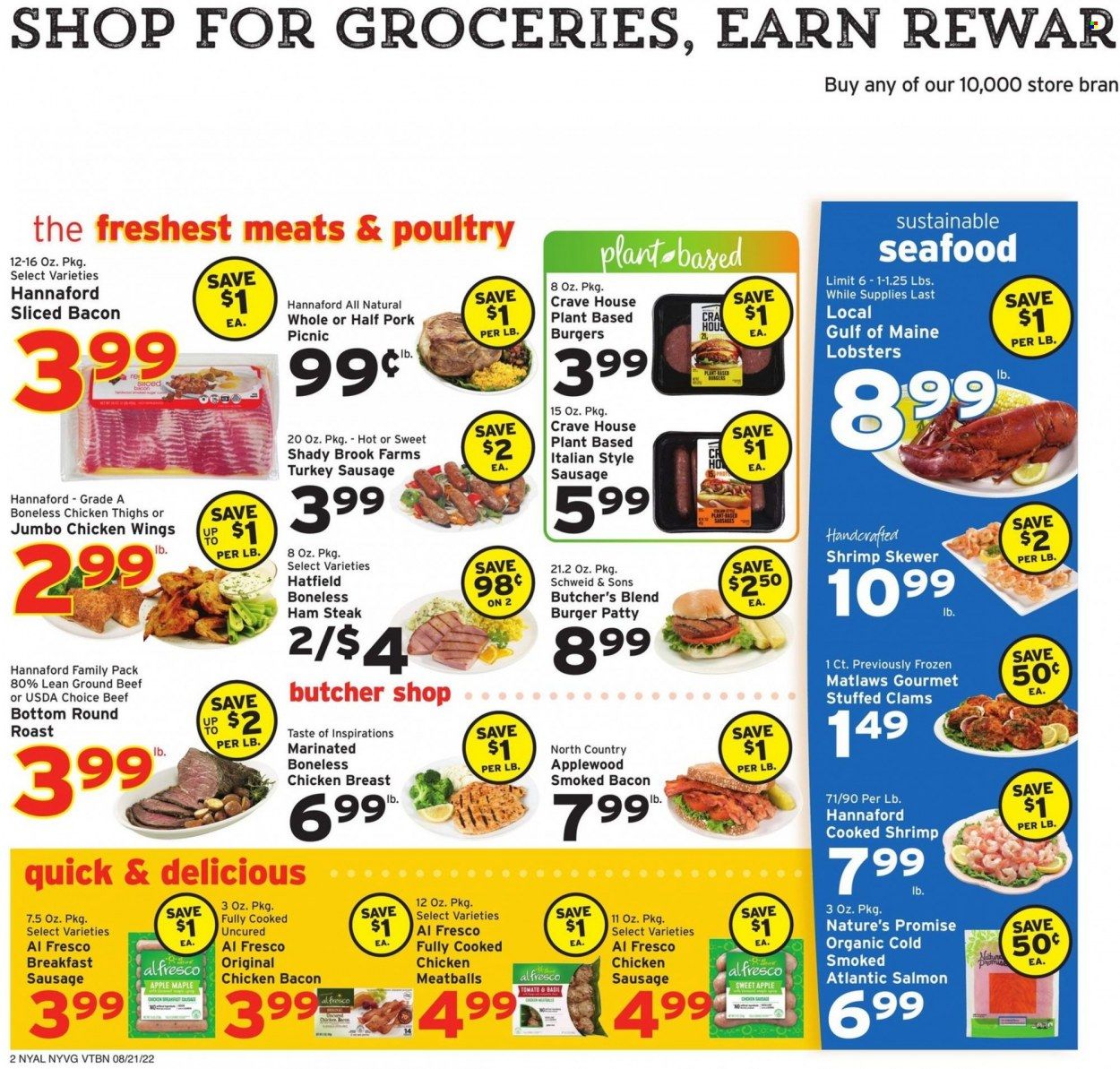 Hannaford (NY) Weekly Ad Flyer Specials August 21 to August 27, 2022