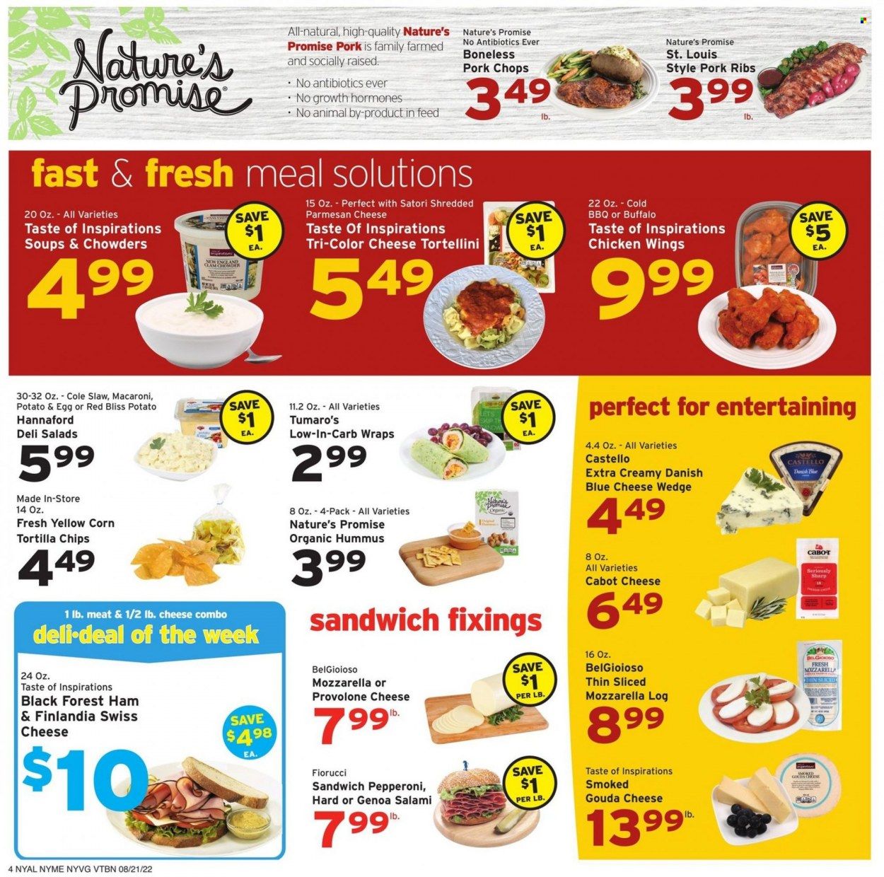 Hannaford (NY) Weekly Ad Flyer Specials August 21 to August 27, 2022