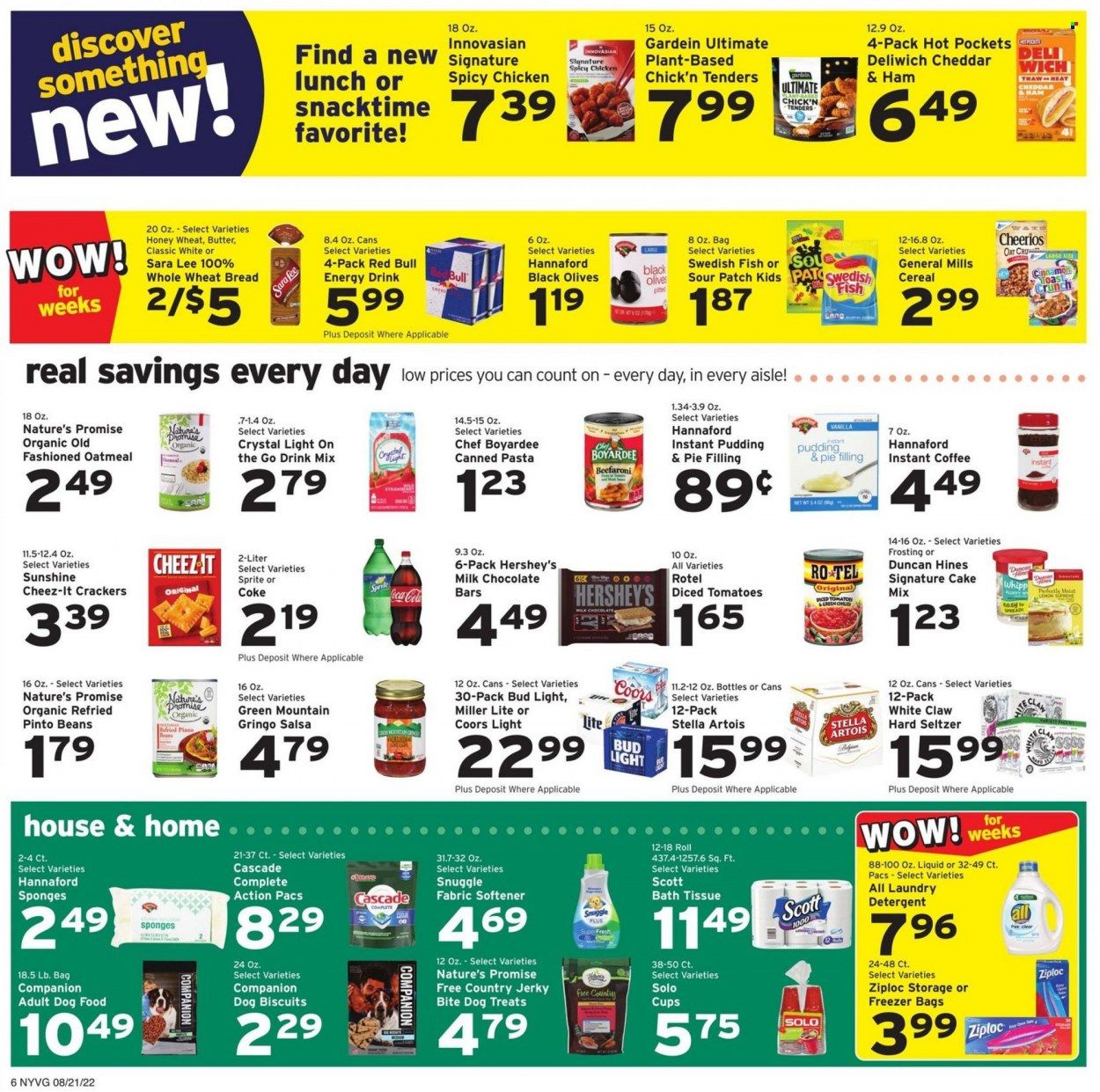 Hannaford (NY) Weekly Ad Flyer Specials August 21 to August 27, 2022