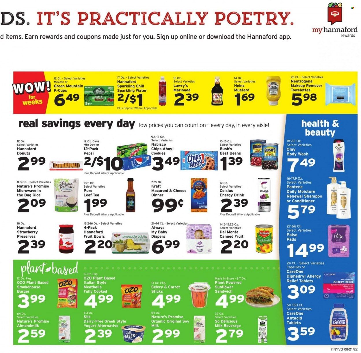 Hannaford (NY) Weekly Ad Flyer Specials August 21 to August 27, 2022