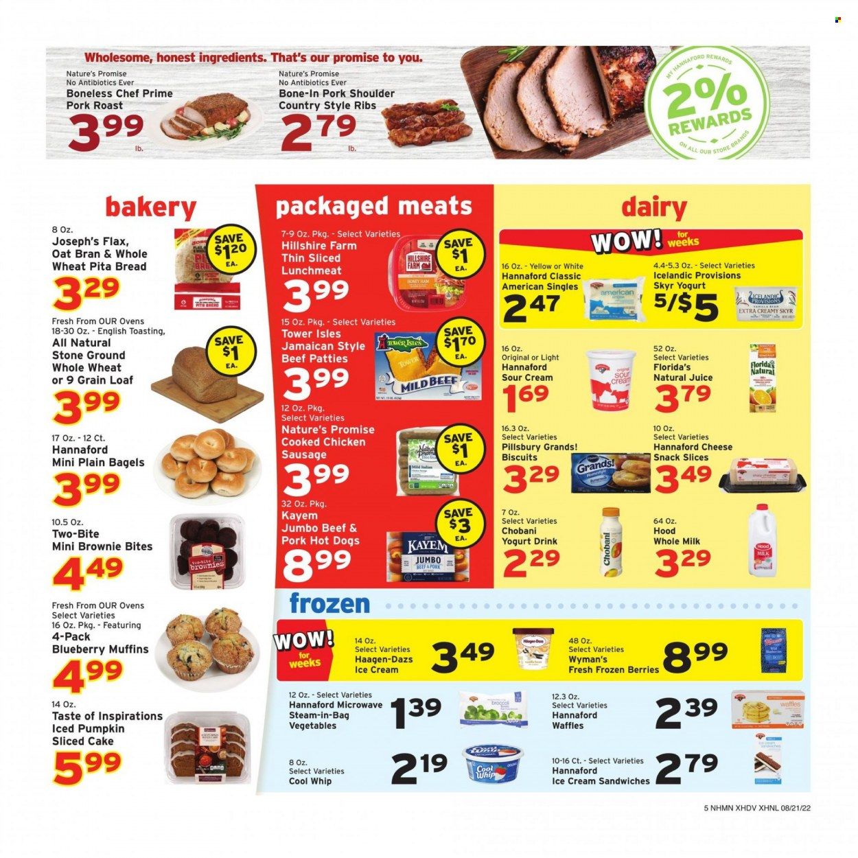 Hannaford (NH) Weekly Ad Flyer Specials August 21 to August 27, 2022