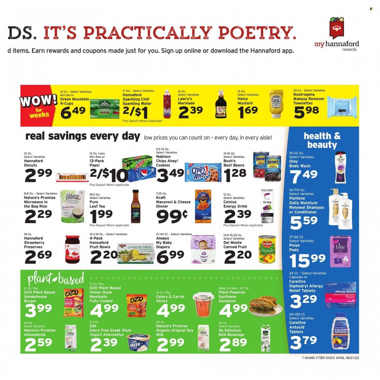 Hannaford (NH) Weekly Ad Flyer Specials August 21 to August 27, 2022