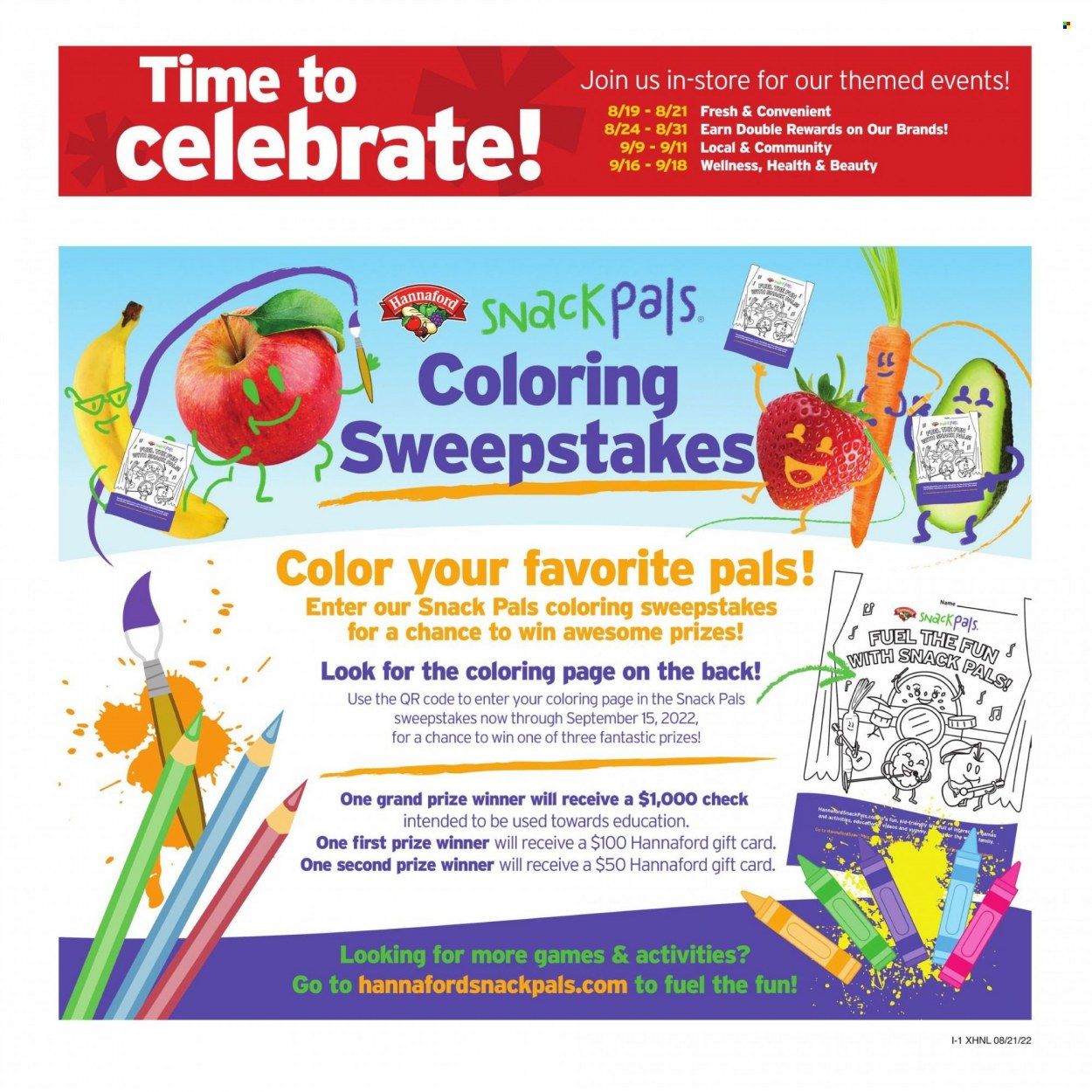 Hannaford (NH) Weekly Ad Flyer Specials August 21 to August 27, 2022