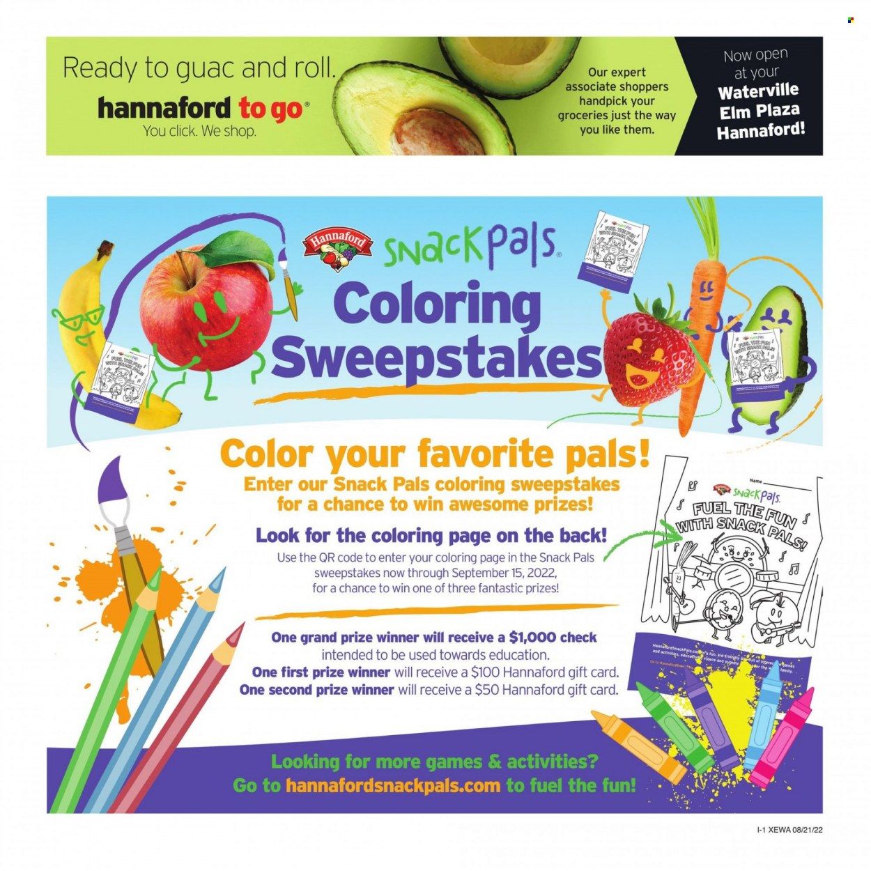 Hannaford (ME) Weekly Ad Flyer Specials August 21 to August 27, 2022