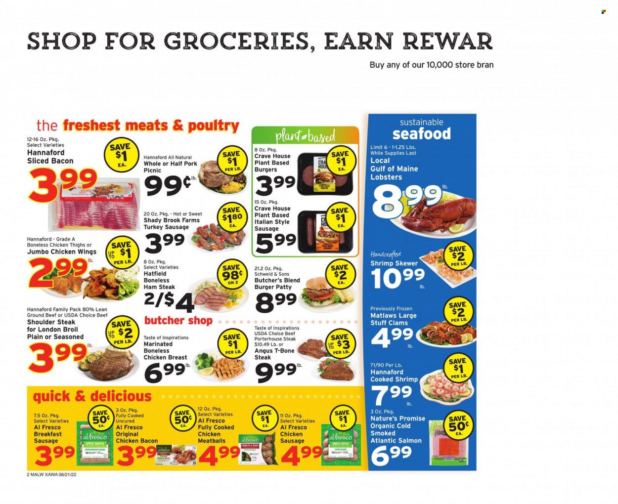 Hannaford (MA) Weekly Ad Flyer Specials August 21 to August 27, 2022
