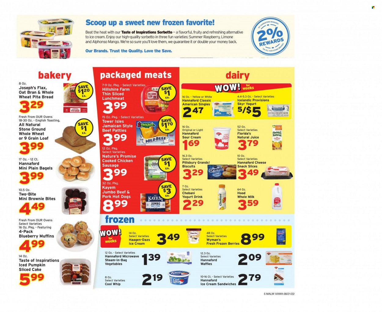 Hannaford (MA) Weekly Ad Flyer Specials August 21 to August 27, 2022