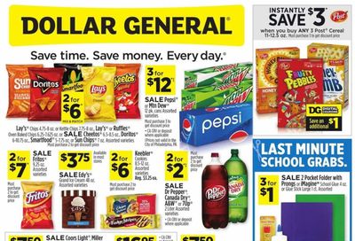 Dollar General Weekly Ad Flyer Specials August 21 to August 27, 2022