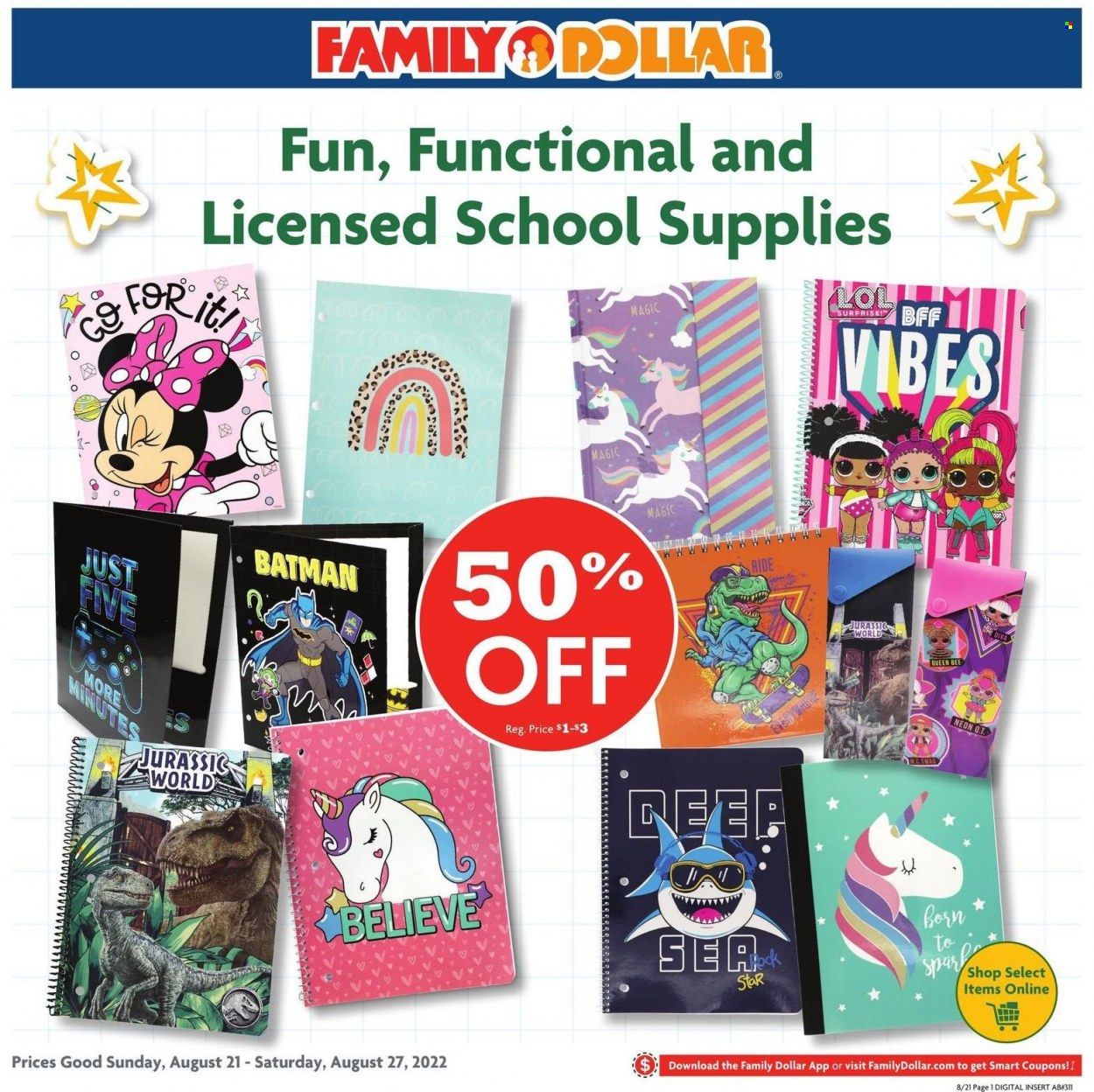 Family Dollar Weekly Ad Flyer Specials August 21 to August 27, 2022