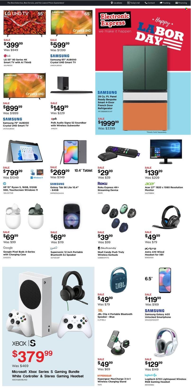 Electronic Express (AL, TN) Weekly Ad Flyer Specials August 21 to August 27, 2022