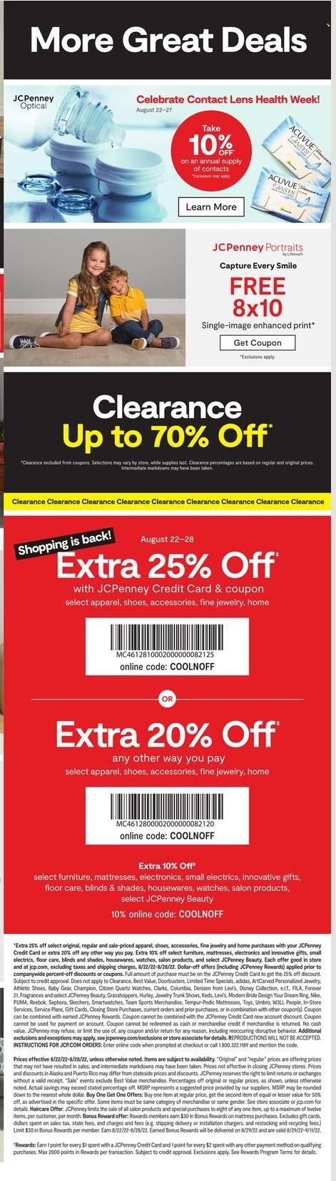 JCPenney Weekly Ad Flyer Specials August 22 to August 28, 2022