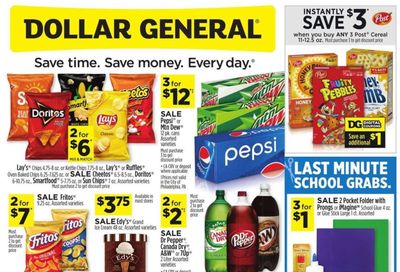 Dollar General Weekly Ad Flyer Specials August 21 to August 27, 2022