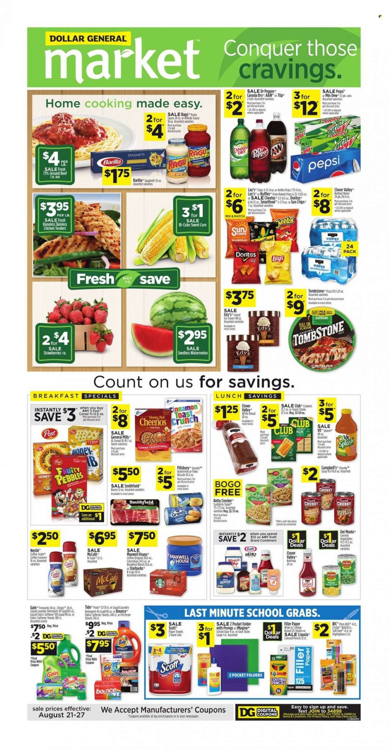 Dollar General (IN, OH) Weekly Ad Flyer Specials August 21 to August 27, 2022
