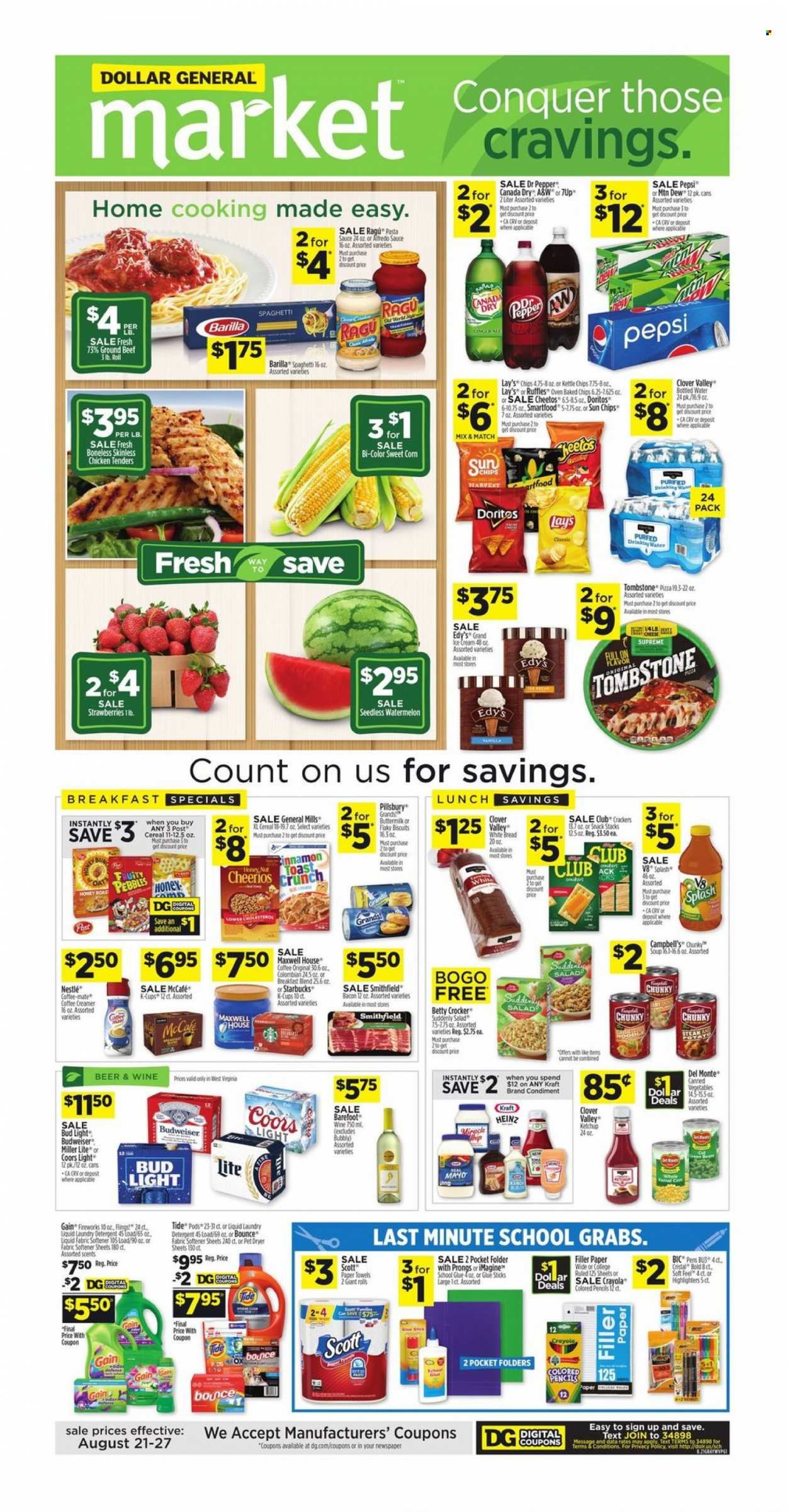 Dollar General (WV) Weekly Ad Flyer Specials August 21 to August 27, 2022