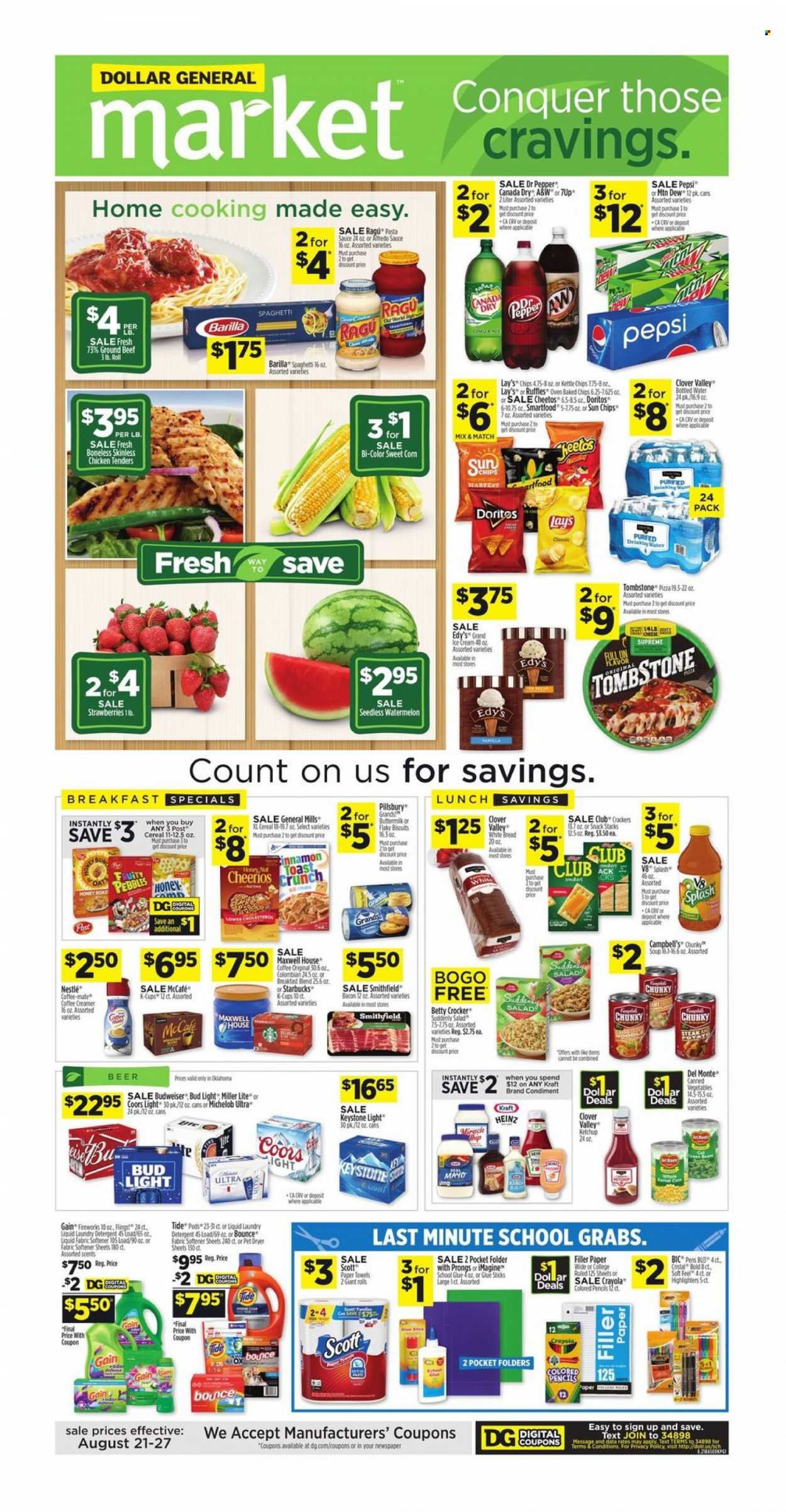 Dollar General (OK) Weekly Ad Flyer Specials August 21 to August 27, 2022