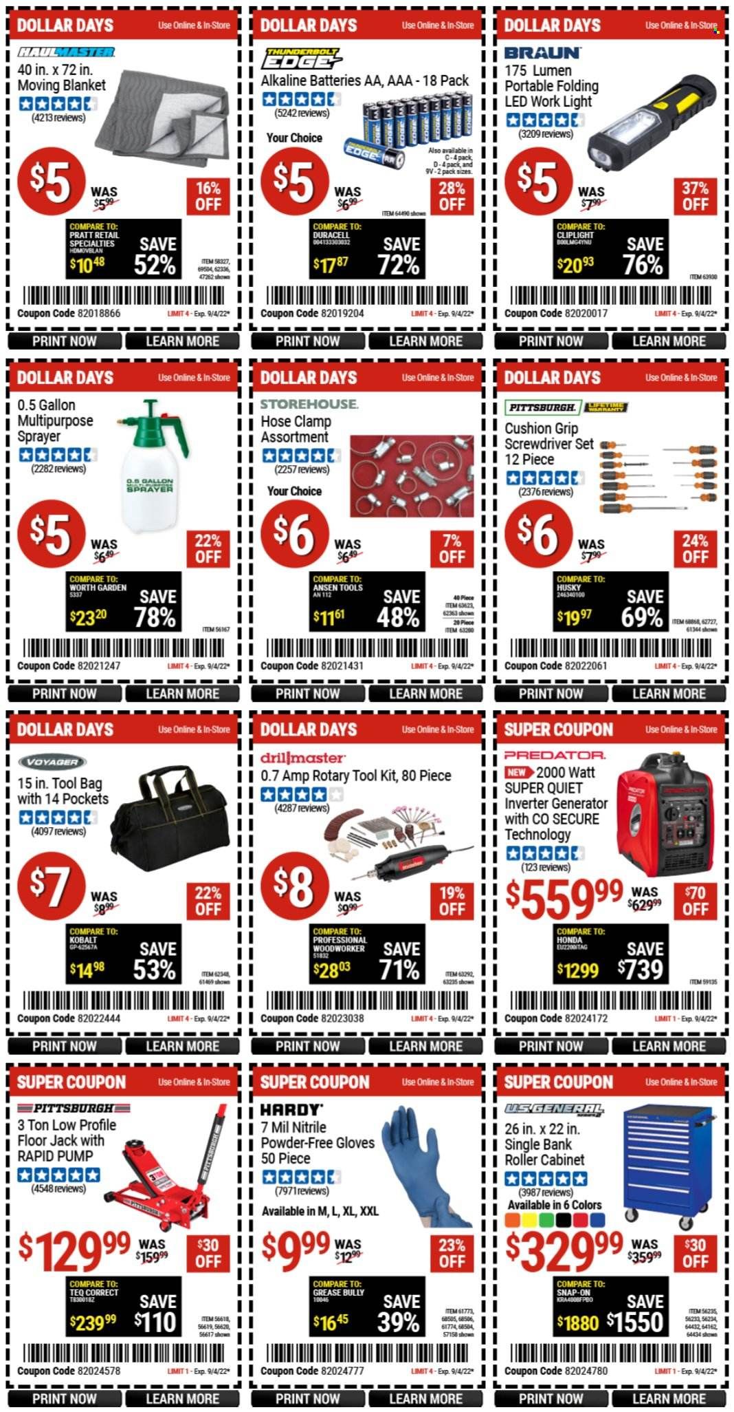 Harbor Freight Weekly Ad Flyer Specials August 22 to September 4, 2022