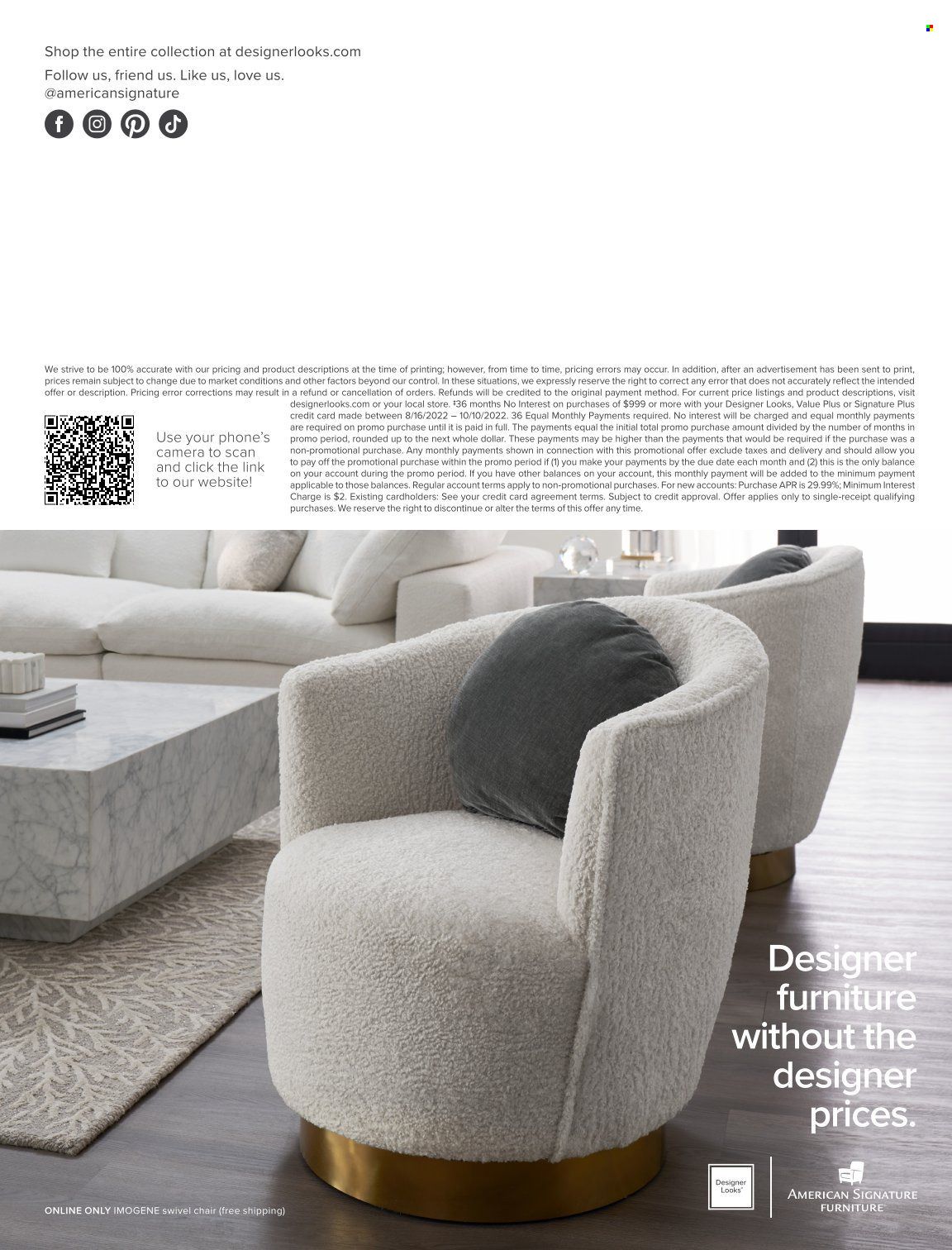 Value City Furniture (IL, IN, MD, MO, NC, NY, OH, SC, VA) Weekly Ad Flyer Specials August 16 to October 10, 2022