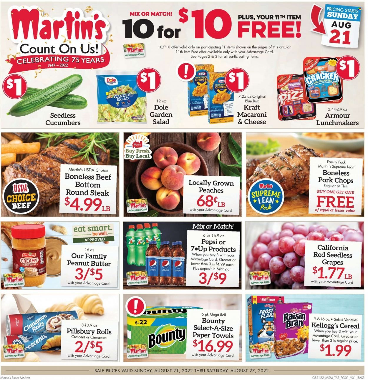 Martin’s (IN, MI) Weekly Ad Flyer Specials August 21 to August 27, 2022
