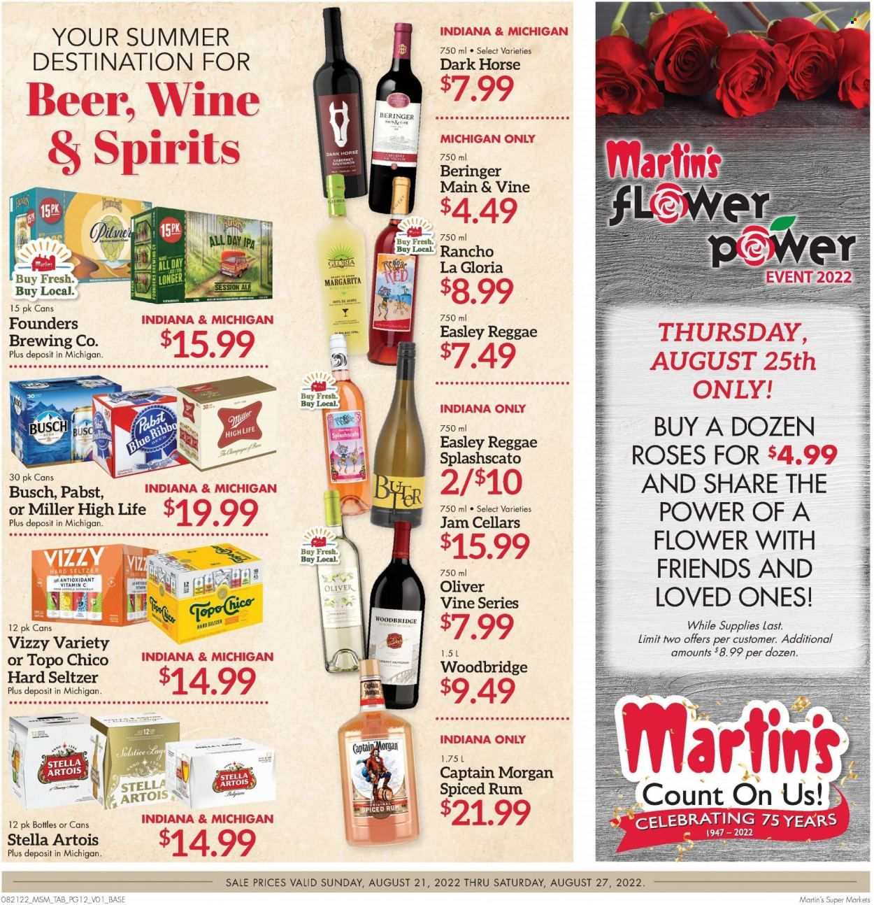 Martin’s (IN, MI) Weekly Ad Flyer Specials August 21 to August 27, 2022
