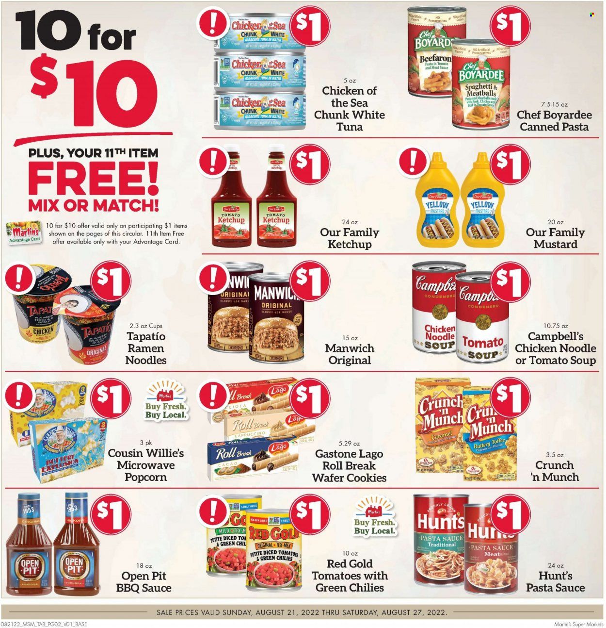 Martin’s (IN, MI) Weekly Ad Flyer Specials August 21 to August 27, 2022