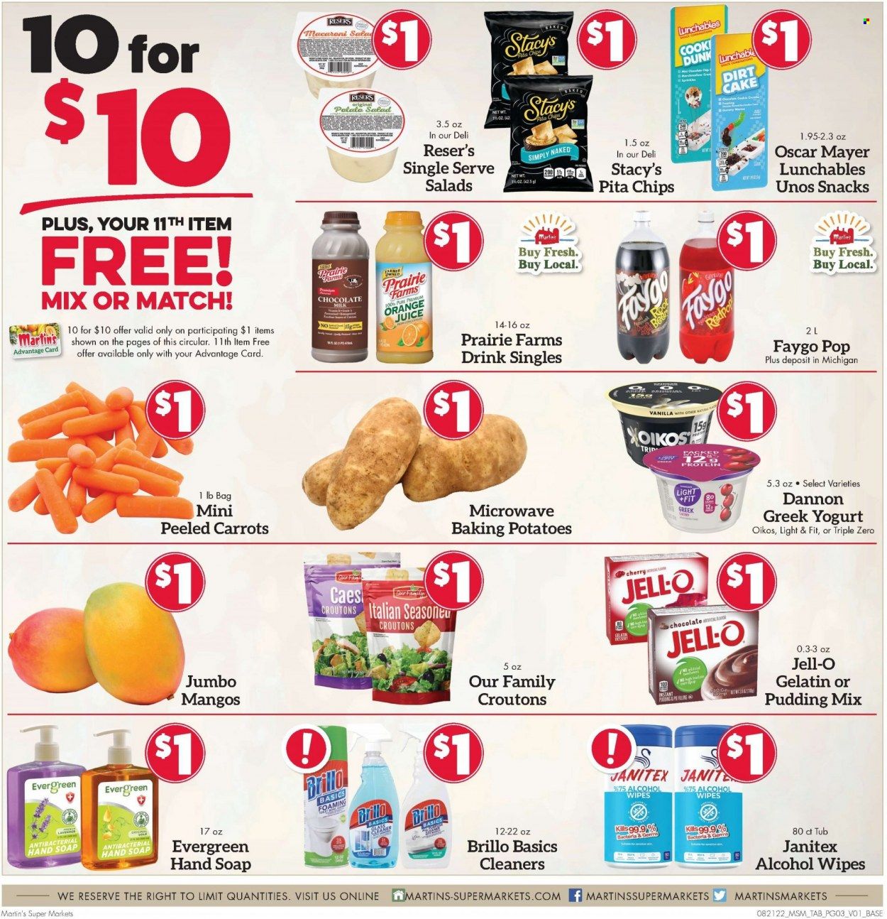 Martin’s (IN, MI) Weekly Ad Flyer Specials August 21 to August 27, 2022