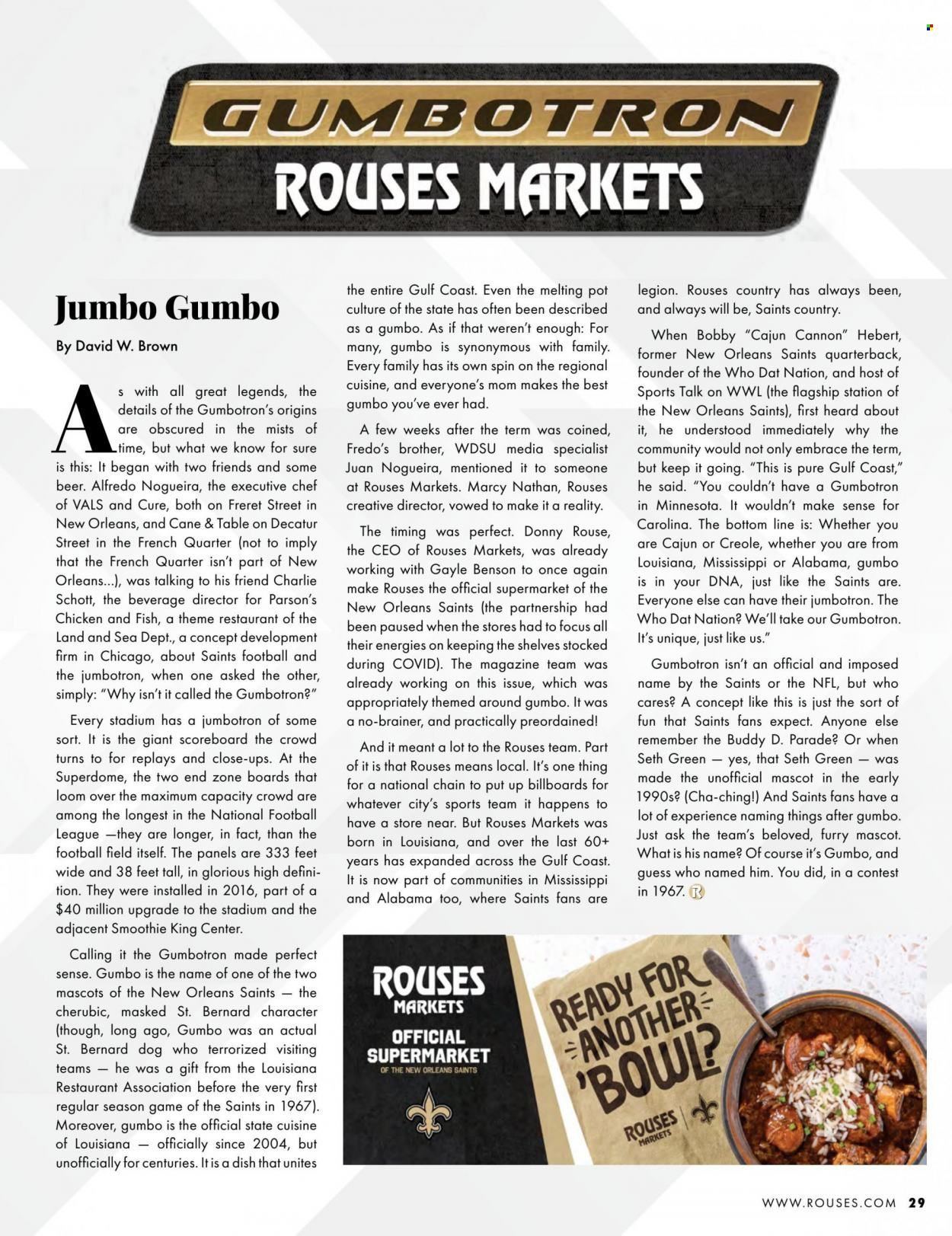 Rouses Markets (AL, LA, MS) Promotions & Flyer Specials August 2022