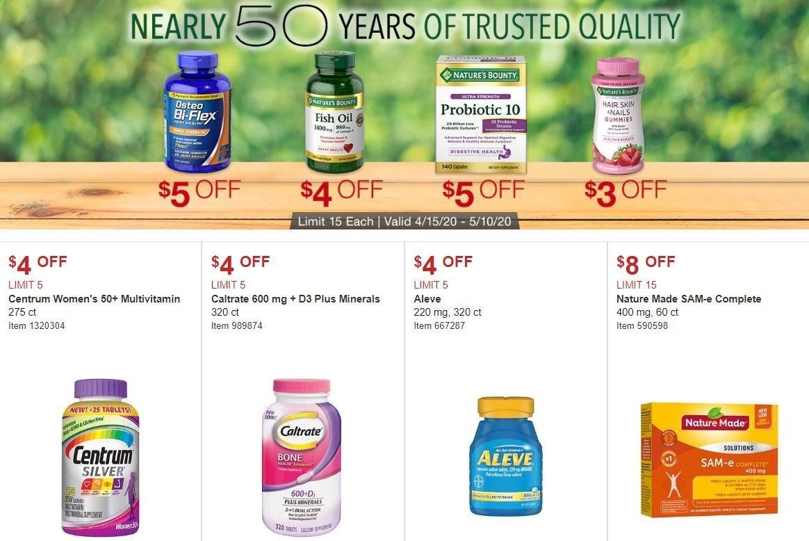 Costco Weekly Ad & Flyer April 15 to May 10