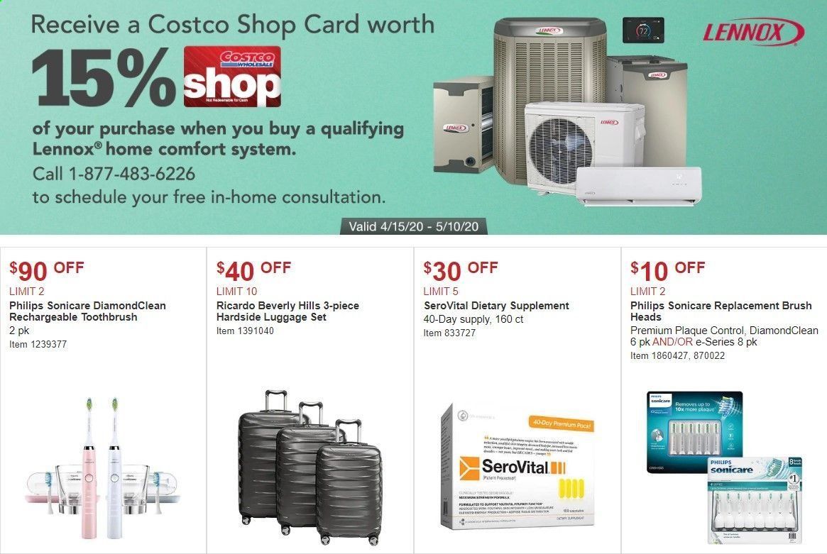 Costco Weekly Ad & Flyer April 15 to May 10