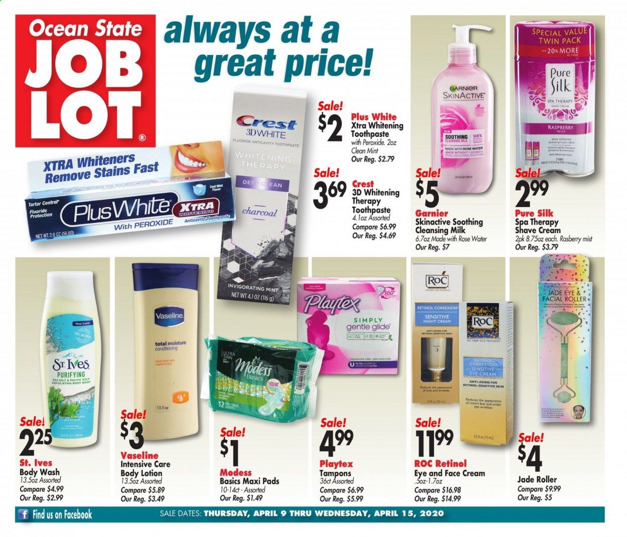 Ocean State Job Lot Weekly Ad & Flyer April 9 to 15
