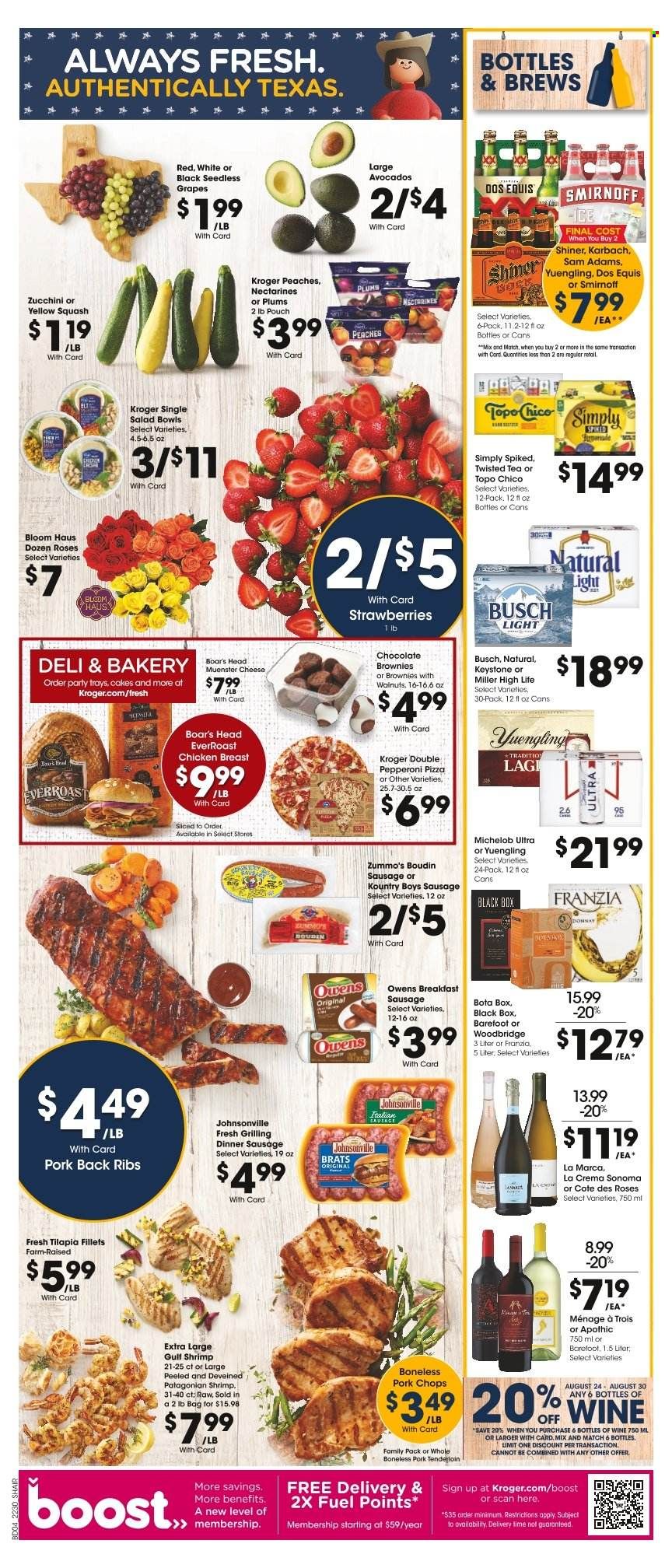 Kroger (GA, IL, LA, MI, OK, SC, TN, TX, VA) Weekly Ad Flyer Specials August 24 to August 30, 2022